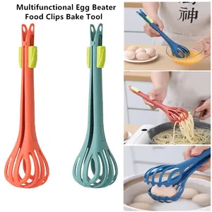 Batidor de Huevos Portátil Multifuncional de Plástico, Pinzas para Pasta, Pinzas para Alimentos, Mezclador Manual, Herramienta para Repostería - Product Image 2