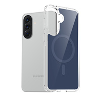 Coque de téléphone transparente magnétique anti-jaunissement Samsung A57 A37 A17 A07, protection contre les chocs, anti-rayures, protection de l'appareil photo
