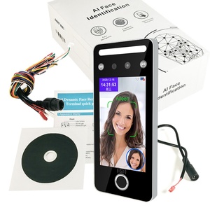 Système de contrôle d'accès biométrique SDK RS485 WG avec empreinte digitale, code QR, carte RFID, reconnaissance faciale IA et machine de pointage des présences, pour portillon tournant - Product Image 4