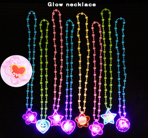 Novedad <span class=keywords><strong>led</strong></span> parpadeante collar de luz en forma de estrella Collar para carnaval suministros - Product Image 5