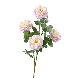 <b>Artificial</b> Rose 6-Head Silk Flower High Simulation Wedding Decoration Living Room Soft Furnishing Single <b>Stem</b> Multi-Headed - Product Image 4