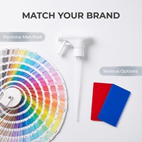 Nouvelle tête de pulvérisateur à gâchette en plastique 24/410, buse de pulvérisation blanche pour emballage de liquide nettoyant, couleur personnalisable, pulvérisation fine