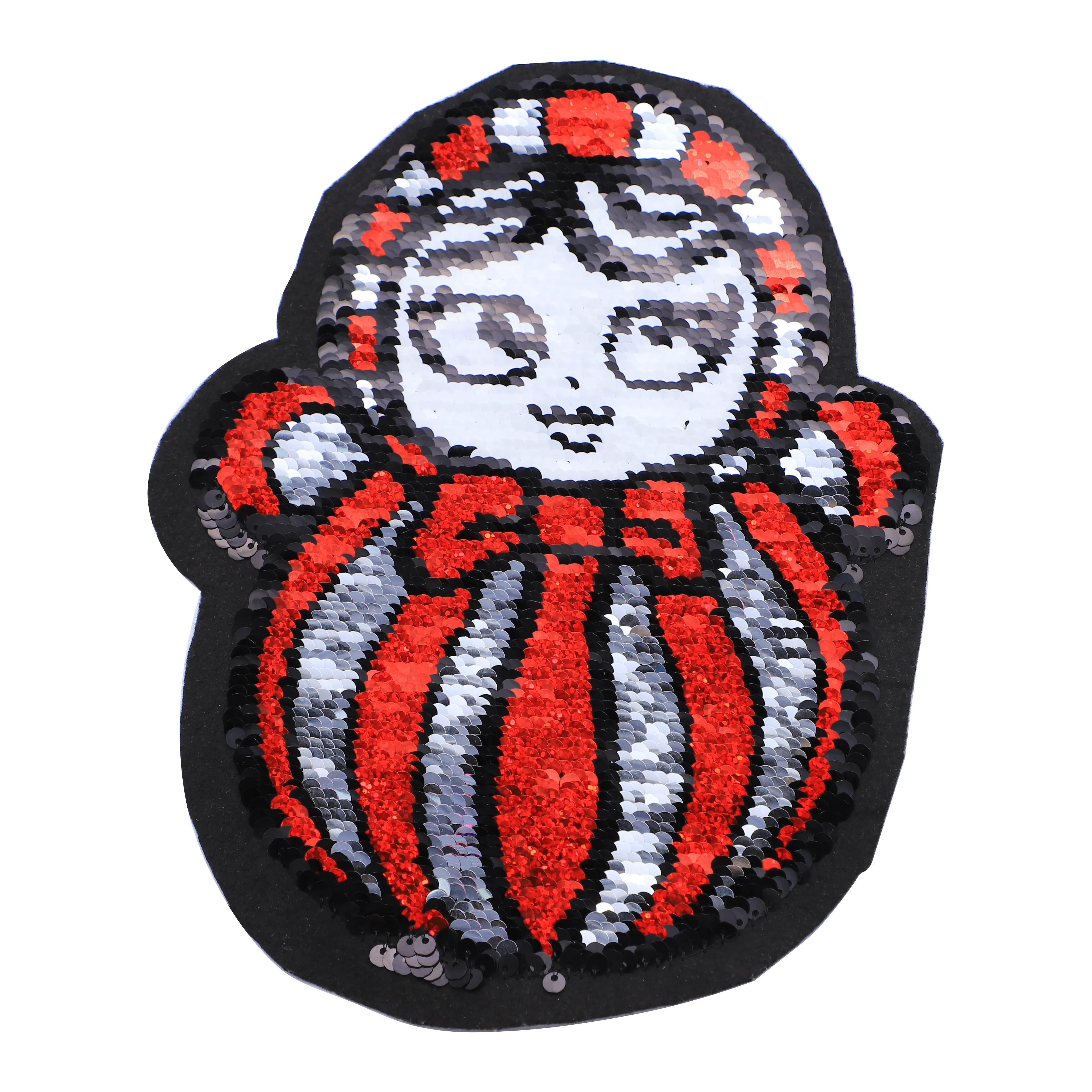 Designer Kleidung gedruckt Pailletten Patch Reparatur Stoff Stein Beute Lifty Custom Chenille Stickerei Patches Aufbügeln