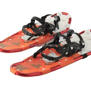 Yüksek kaliteli yetişkin ayakkabı dikey borular ile ayarlanabilir kayak kar ayakkabısı alüminyum yürüyüş