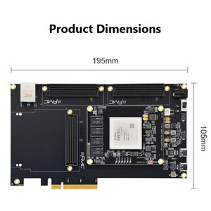 PZ-KU040-FHT-KFB/PZ-KU060-FHT-KFB บอร์ดพัฒนา FPGA-Xilinx Kintex UltraScale พร้อมชุดอุปกรณ์รองรับ PCIe และ FMC - Product Image 3