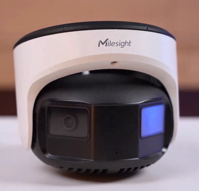 Milesight MS-C8477-PC 4K NDAA AI Dual-sensor 180° Panoramic Network Camera
