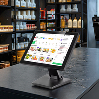 Écran tactile capacitif OEM ODM 15 15,6 17 pouces, écran plat HD 4:3, panneau d'affichage TFT LCD POS