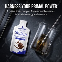 OEM ODM Sachets de complexe liquide de Shilajit, saveur noisette-cacao, soutien naturel de la vitalité et de l'énergie cellulaire, 30 sachets de 10 ml