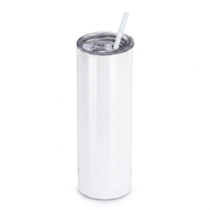 Gobelet en acier inoxydable blanc de 20oz US Warehouse pour impression par transfert de chaleur et sublimation 25 pièces/étui - Product Image 1