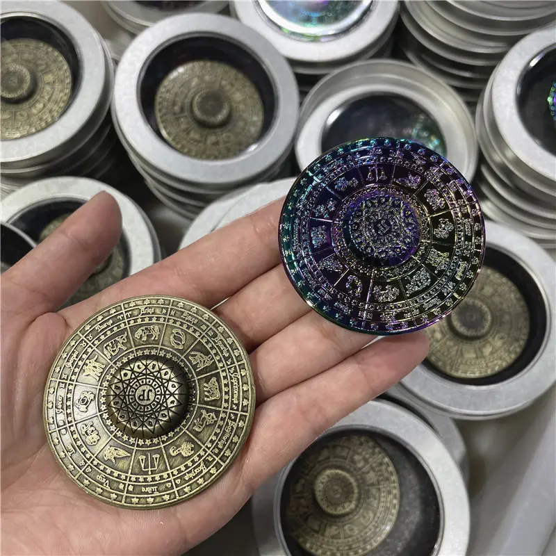 Hot Koop Astrolabe Fidget Spinner Kristal Ambacht Voor Decoratie