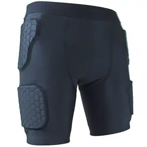 Padded Compression Shorts Padded Youth Boys Padded Compression Sports Protective T-Shirt Shorts Protector Extreme Exercise