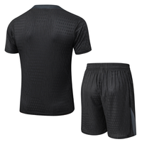 Ensemble de maillots de football unisexe, vêtements d'entraînement, 100% polyester, impression par transfert thermique, nom et numéro personnalisés
