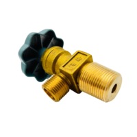 Vanne cylindrique de type raccordement d'arbre QF-30A en laiton pour H2, prix usine