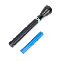 Lampe torche LED rechargeable Everstar avec lumière de poche, charge CC 2AA, impression de logo personnalisée, corps en alliage d'aluminium