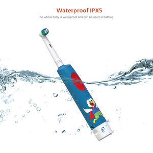 Fabricantes lindo cepillo de dientes eléctrico para niños Compatible <span class=keywords><strong>Oral</strong></span> Dental <span class=keywords><strong>B</strong></span> cabezales de cepillo redondo funciona con pilas cepillo de dientes para niños - Product Image 5