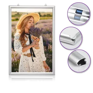 A3 Aluminium Profiel Led Snap Frame Menu Picture Light Box Led Film Poster Reclame Lichtbakken