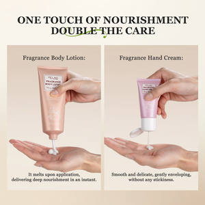 Ensemble de lotion pour le corps et les mains Signature Scent, formule boostant le collagène, peau lisse, notes orientales épicées, crème pour les mains personnalisée - Product Image 6