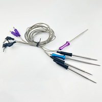 Fourchette de barbecue NTC100K avec manche en aluminium, sonde de température alimentaire avec manche en silicone, résistance en platine PT100/PT1000