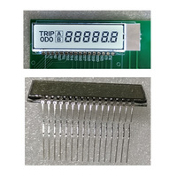 Compteur de vitesse et odomètre numérique pour véhicules, motos et vélos électriques, écran LCD TN/VA 2,7-5V, personnalisable, pour tableau de bord de voiture, usine OEM/ODM Jiarui Technology