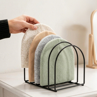 Support de rangement vertical pour casquettes, présentoir à bonnets en métal noir, organisateur de bonnets pour la maison, le placard et les magasins de détail