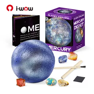 child toys amazing educational toy set mecury planet model dig 5 stone kit rock digging and collection