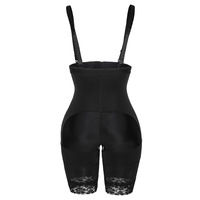 Pantalones de encaje de cintura alta con entrepierna abierta, cintura alta, elevación de cadera y Barriga, talla grande europea y americana