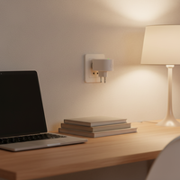 Hub passerelle intelligent ZigBee, type de prise EU, pont multimode pour l'automatisation de la maison intelligente, compatible avec Alexa