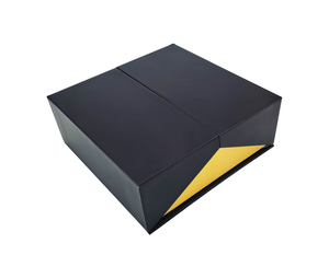 Thiết kế mới lạ đôi cửa mở cao cấp từ cứng nhắc Bìa hộp vàng giấy nước hoa cao cấp quà tặng Bao bì hộp - Product Image 1