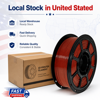 Filazoo PLA+ Marron 1,75 mm Filament 1 kg/bobine Impression Facile pour Imprimantes FDM Qualité Extérieure Stock Local USA