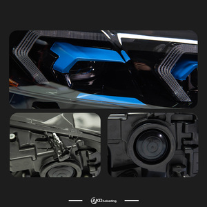 Feux de voiture AKD pour <span class=keywords><strong>Ford</strong></span> Fusion, phares 2017-2020, phares LED Mondeo, signal dynamique, animation DRL, modèles BMW modifiés - Product Image 6