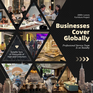 Juego de mesa de comedor redonda de mármol 6 sillas Juego de mesas de comedor de lujo giratorio - Product Image 6