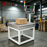 Balance à rouleaux NVK compatible OEM, 200 kg, affichage LED, contrôleur de poids statique industriel pour entrepôt et emballage