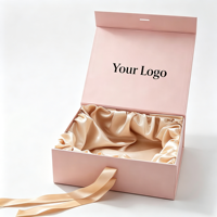 Maßgefertigte Premium-Geschenkbox mit Magnetverschluss aus Festpapier Satin-Gefüttert Umweltfreundlich Recycelbar für Kosmetik-Geschenkverpackungen