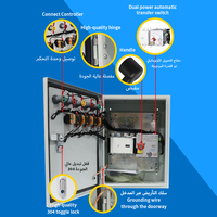 Boîtier de distribution automatique à double alimentation personnalisable NALEI NLQ4 certifié CE, triphasé 4 pôles, avec commutateur de transfert automatique (ATS)