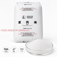 Granulés de polypropylène vierge PP de qualité alimentaire en gros pour contenants alimentaires jetables, gobelets et vaisselle
