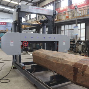 Portable Horizontal Band Sawmill <b>Machine</b> for Large Log Cutting and Timber Processing - Product Image 3