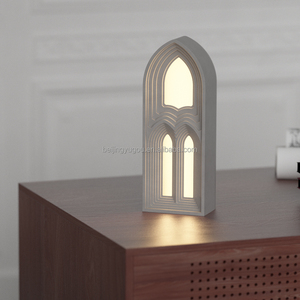Gothic phong cách cảm ứng chuyển đổi bê tông bảng đèn cổ điển sang trọng stepless mờ cạnh giường ngủ nghiên cứu trang trí đèn với mẫu đóng gói - Product Image 1