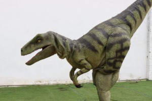 Disfraz de Dinosaurio <span class=keywords><strong>Velociraptor</strong></span> Realista para Caminar, con Marco Metálico, para Uso en Interiores, Ligero, para Adultos, Personalizado para Parques de Aventuras - Product Image 2