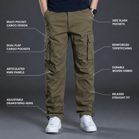 Pantalon de performance léger, extensible, coupe droite ajustée, anti-plis, séchage rapide, écologique, pour homme, noir, devant plat, avec passants de ceinture