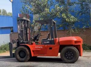 <b>Used</b> Heli Diesel Forklift Truck 10 Ton Power 1500mm Fork Length 6 Months Warranty CPCD100 Lifting Machinery - Product Image 5