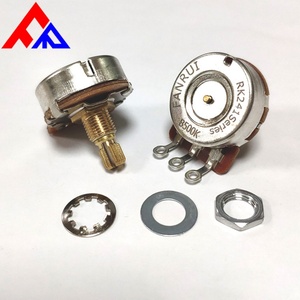 Manufacturer's Direct Sales CTS Same Rotary Potentiometer 10K Metal Shaft Electric Guitar Bass <b>Knob</b> Volume <b>Copper</b> Potentiometer - Product Image 3