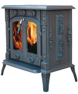 Poêle à bois en fonte multi-combustibles approuvé CE adapté aux petites <span class=keywords><strong>maisons</strong></span> par style moderne - Product Image 1