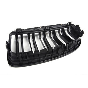 Kisi Depan Garis Ganda Hitam Mengkilap, GRILL Gaya untuk Bmw 3-Series 2005-2007 E90 323i 328i 335i 330i 325i <span class=keywords><strong>M</strong></span> - Product Image 4