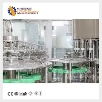 Ligne de production de remplissage d'eau en bouteille PET entièrement automatique à haute vitesse, clé en main, 20000 BPH
