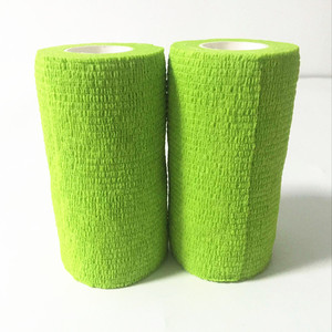 Venda elástica autoadhesiva verde de 10 cm x 4,5 m para cintura, codos, tobillos, muñecas, hombros, rodillas, pantorrillas y palmas de las manos - Product Image 2