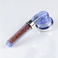 Pomme de douche à main luxueuse avec système de filtration ionique à haute pression, pluie, vitamine VC, pierre, pour accessoires de robinet de salle de bain