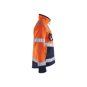 BLAKLADER - 4900251753894XL <b>Hi</b>-<b>Vis</b> Softshell <b>jacket</b> <b>Orange</b>/Navy blue - EAN 7330509445983 <b>HI</b>-<b>VIS</b> WORKWEAR - Product Image 5