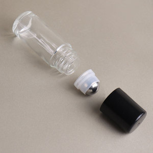 Flacone Roll-on in Vetro Rotondo Personalizzabile con Logo, 30ml 50ml 1oz, Vuoto per Oli Essenziali e Profumi, Trasparente o Ambrato, con Scatola - Product Image 4