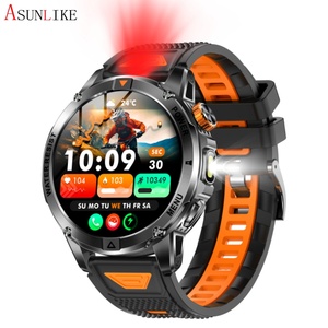 AK93 Heren Sport Smartwatch Outdoor IP68 Waterdicht 100+ Sportmodi <span class=keywords><strong>SOS</strong></span> Hartslagmeter Gezondheidsmonitoring Smartwatch - Product Image 1