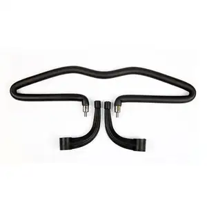 Universal leather stainless steel car backseat headrest hanger for cloth jacket